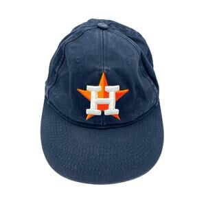 OC Sports Adjustable Houston Astros Black Embroidered Logo Sports Hat
